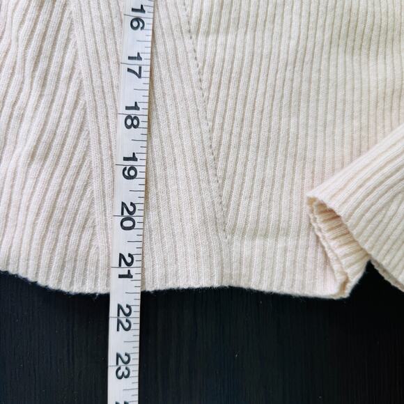 Reform Cashmere Sweater Womens Large Alber Open Back Ribbed Pullover Cozy Chic L - Picture 10 of 11